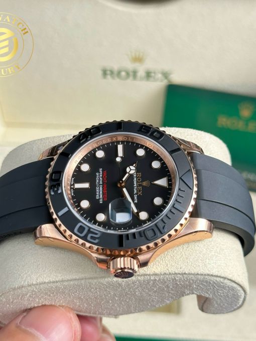 Đồng Hồ: Rolex Yacht Master 40mm mặt số xanh Rep 1:1