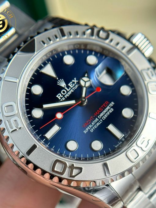 Đồng Hồ: Rolex Yacht Master 40mm mặt số xanh Rep 1:1