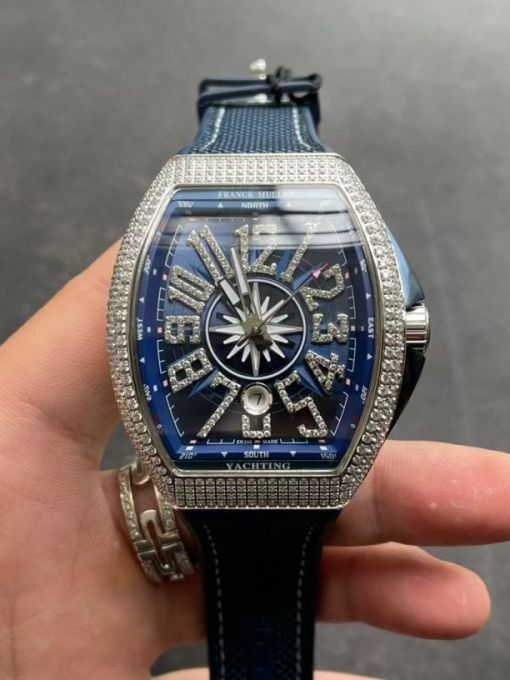 Đồng Hồ : Fank Muller V45 Blue Yachting ABF THỤY SĨ REPLICA 1:1 