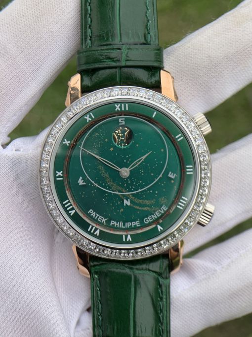 Đồng Hồ PATEK Philippe Giải Ngân Hà Green Replica 1:1 (Cả Giải Ngân Hà Thu Nhỏ)