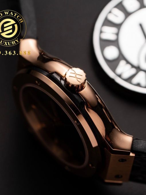 Đồng Hồ: Hublot Classic Fusion 33mm King Gold Mặt Gray Chải Tia