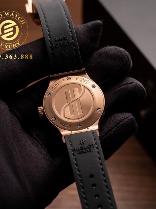 Đồng Hồ: Hublot Classic Fusion 33mm King Gold Mặt Gray Chải Tia