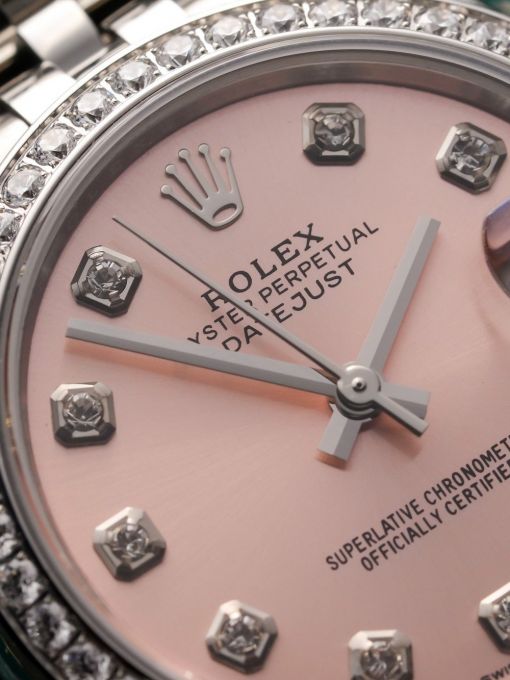 Đồng Hồ: Rolex Datejust 31mm 278274 Mặt Số Hồng Viền Đá