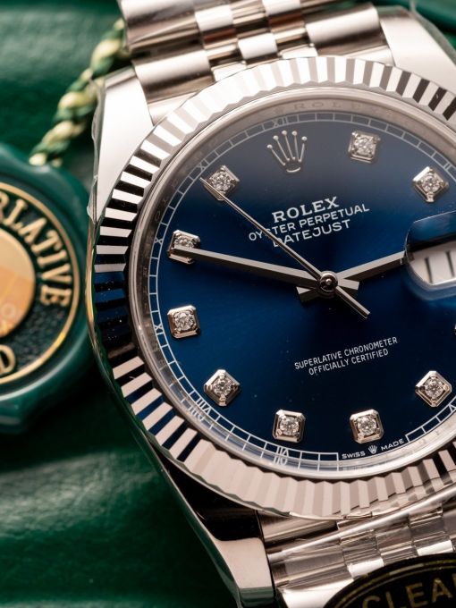 Đồng Hồ: Rolex Datejust 126334 41mm Mặt Số Xanh Blue