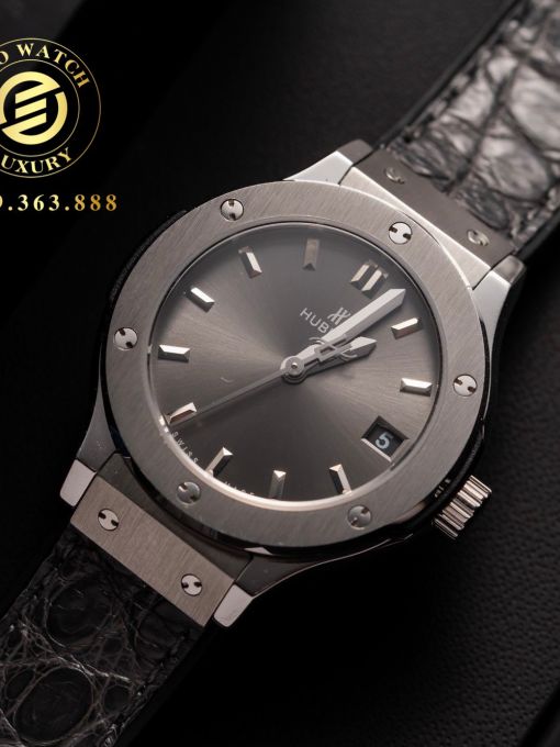 Đồng Hồ: Hublot Classic Fusion 33mm Mặt Số Gray Like Auth 1:1