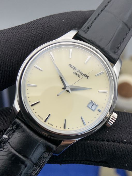 Đồng Hồ Patek Philippe Calatrava 5296G-010 Replica 1:1 White 