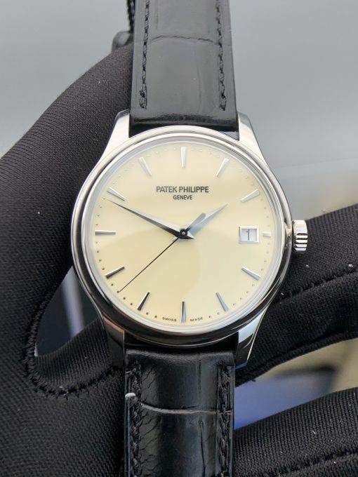 Đồng Hồ Patek Philippe Calatrava 5296G-010 Replica 1:1 White 