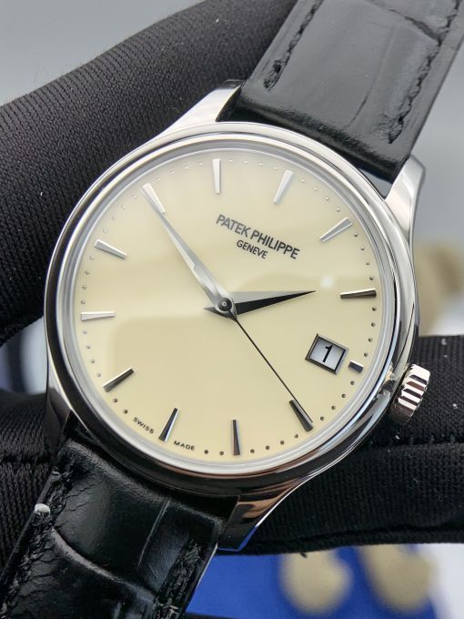 Đồng Hồ Patek Philippe Calatrava 5296G-010 Replica 1:1 White 