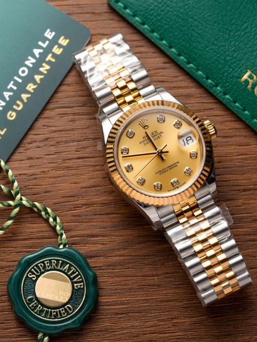 Đồng Hồ: Rolex Datejust 31mm 278273 bọc vàng 1:1 