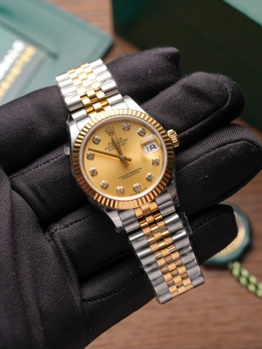 Đồng Hồ: Rolex Datejust 31mm 278273 bọc vàng 1:1 