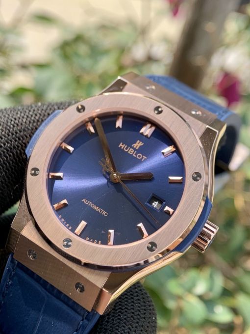 HUBLOT CLASSIC FUSION Rose King Blue Dial New 2022 