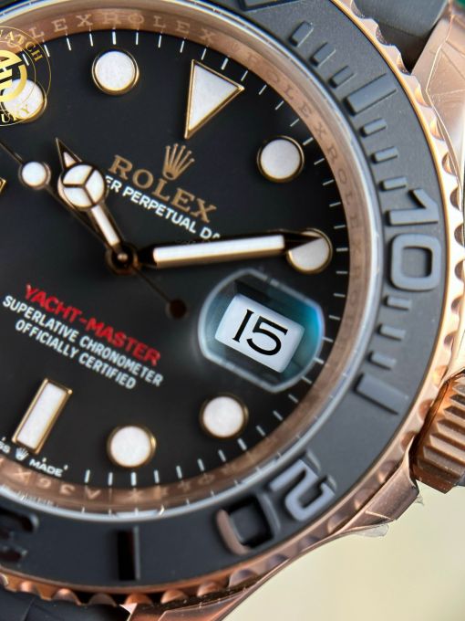 Đồng Hồ: Rolex Yacht Master 42mm vàng hồng Rep 1:1