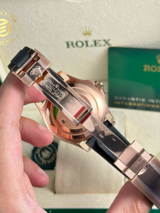 Đồng Hồ: Rolex Yacht Master 42mm vàng hồng Rep 1:1