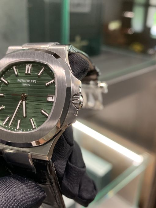 Đồng Hồ :PATEK Philippe Nautilus 3K Factory 5711 Green Replica 1:1 