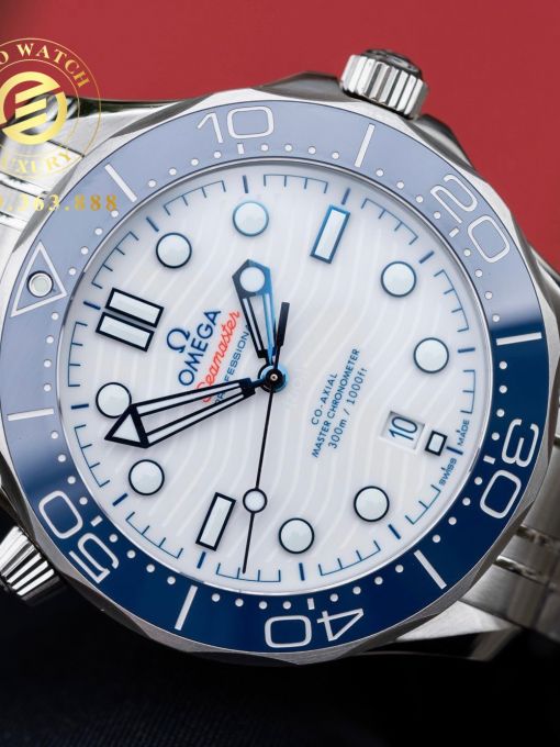 Đồng Hồ: Omega Seamaster Diver 300M 210.30.42.20.03.001 White Blue Rep 1:1 nhà máy VS