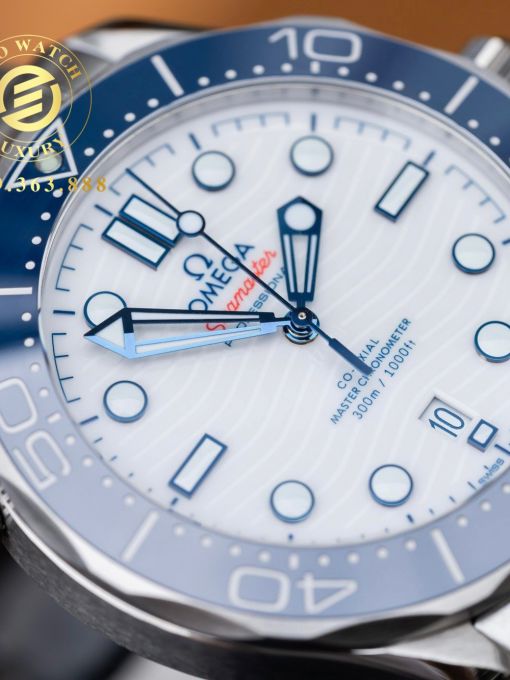 Đồng Hồ: Omega Seamaster Diver 300M 210.30.42.20.03.001 White Blue Rep 1:1 nhà máy VS