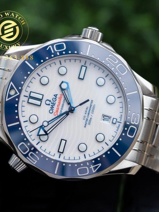 Đồng Hồ: Omega Seamaster Diver 300M 210.30.42.20.03.001 White Blue Rep 1:1 nhà máy VS