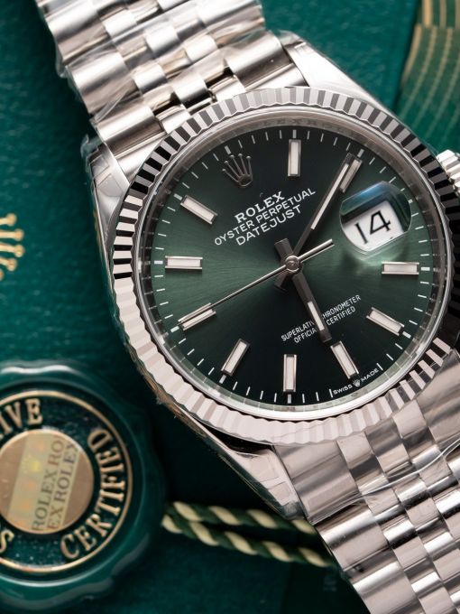 Đồng Hồ: Rolex Datejust 126234 36mm Mặt Số Mint Green