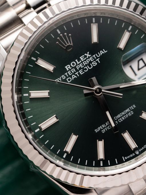 Đồng Hồ: Rolex Datejust 126234 36mm Mặt Số Mint Green