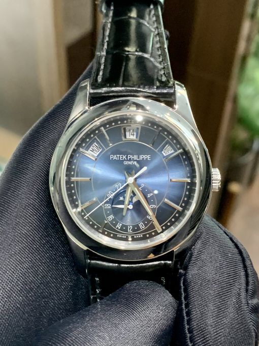 Đồng Hồ Patek philippe 5205r Vỏ Trắng Mặt Xanh Rep 1:1