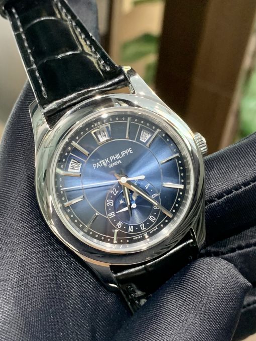 Đồng Hồ Patek philippe 5205r Vỏ Trắng Mặt Xanh Rep 1:1