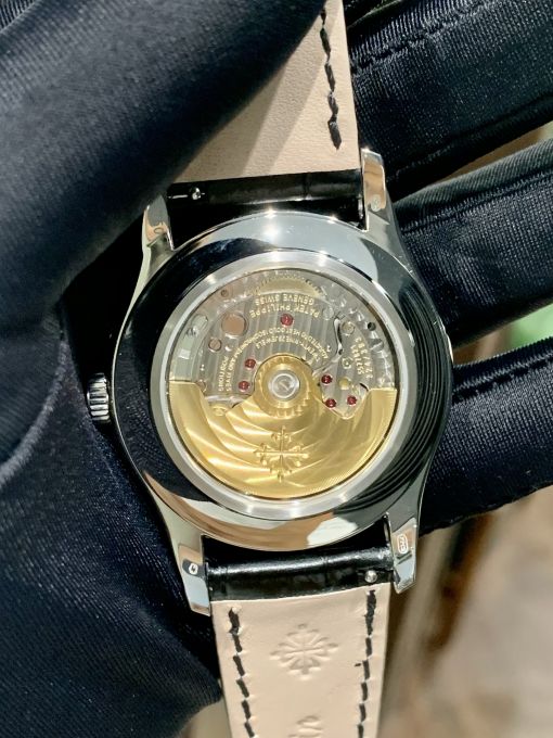 Đồng Hồ Patek philippe 5205r Vỏ Trắng Mặt Xanh Rep 1:1