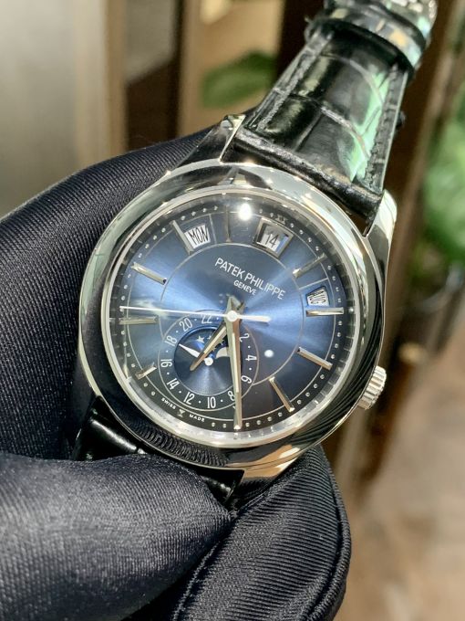 Đồng Hồ Patek philippe 5205r Vỏ Trắng Mặt Xanh Rep 1:1