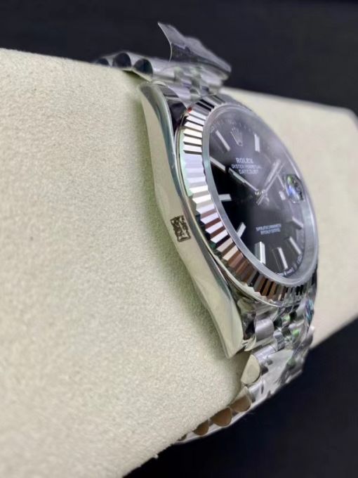 Đồng Hồ Rolex Datejust 126334 41mm Vỏ Trắng Mặt Số Đen Cọc Dạ Quang Rep 1:1