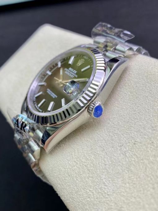 Đồng Hồ Rolex Datejust 126334 41mm Vỏ Trắng Mặt Số Đen Cọc Dạ Quang Rep 1:1