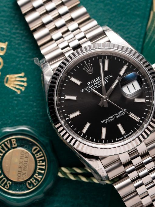 Đồng Hồ: Rolex Datejust 126234 36mm Mặt Số Đen 